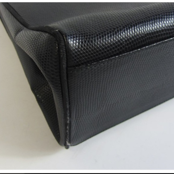 Salvatore Ferragamo Lizard Embossed Vara Shopper Bag - Picture 5 of 14